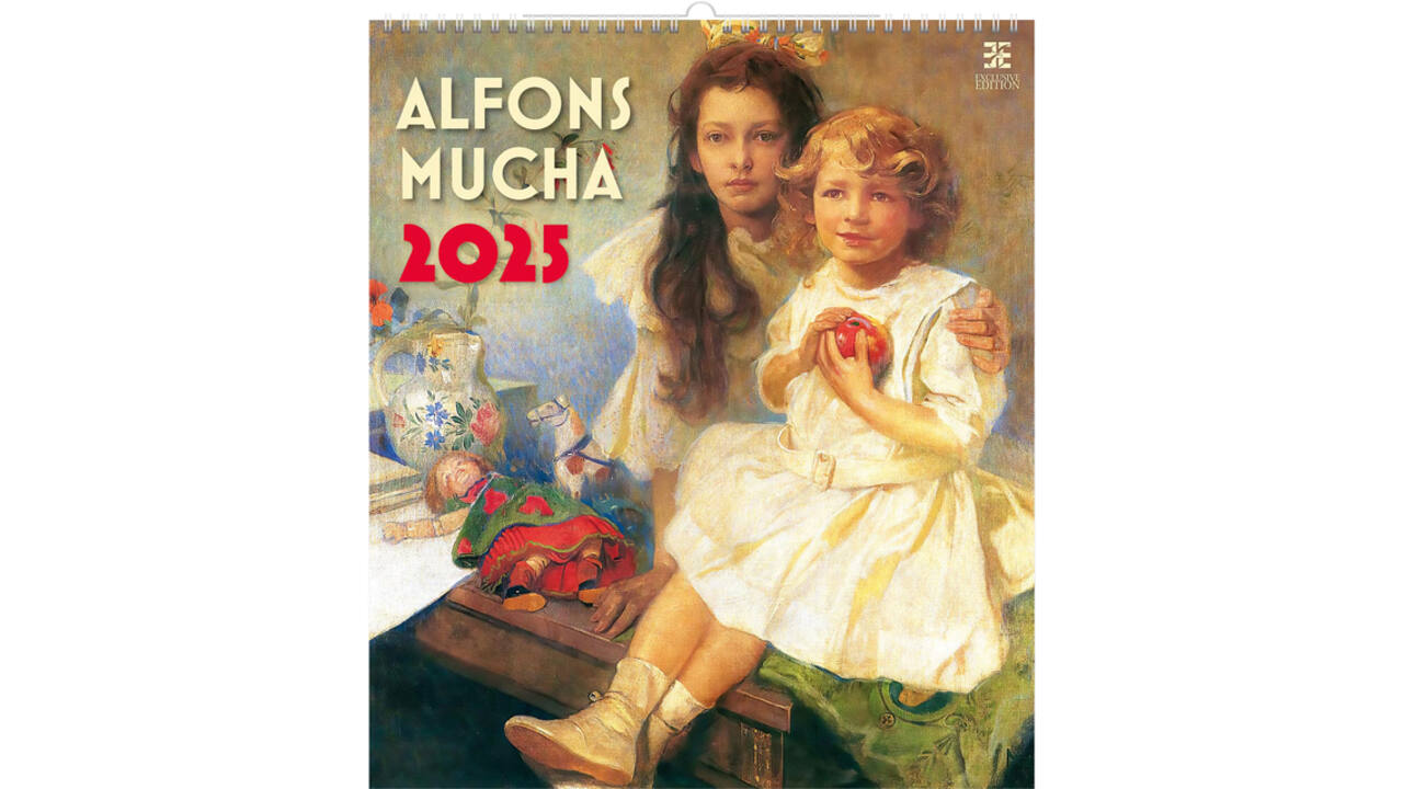 Kalender 2025 Helma 365 34x48.5cm Alfons Mucha