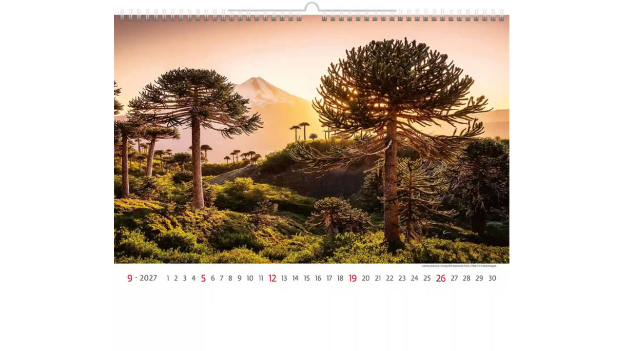 Kalender 2026 Helma 365 31.5x45cm Nationale parken