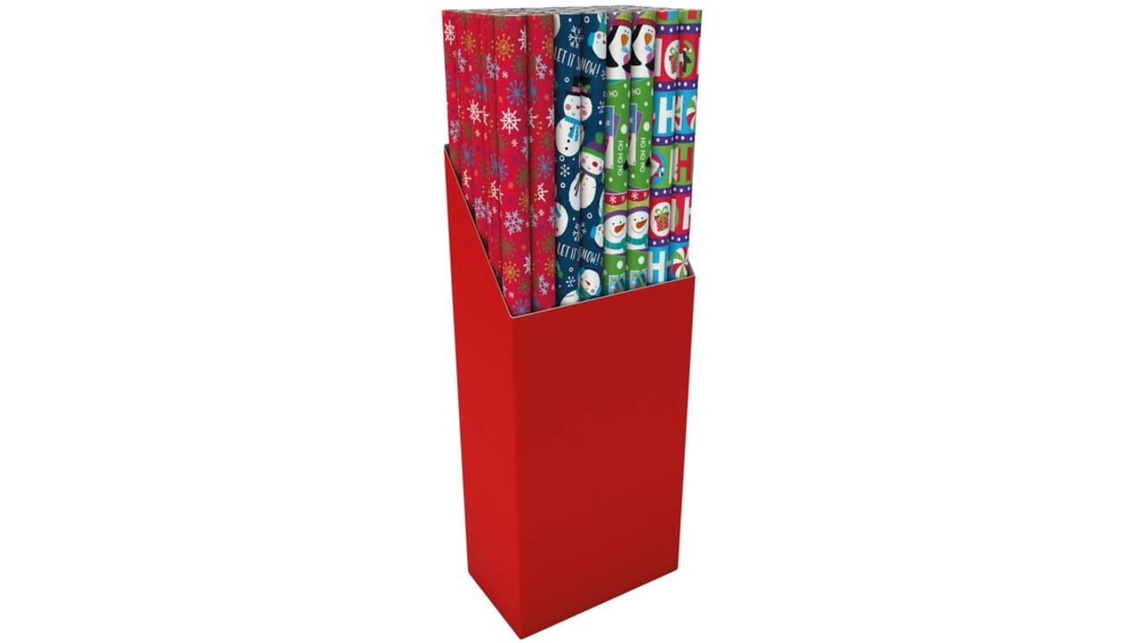 Inpakpapier Design Group Kerst 300x100cm assorti