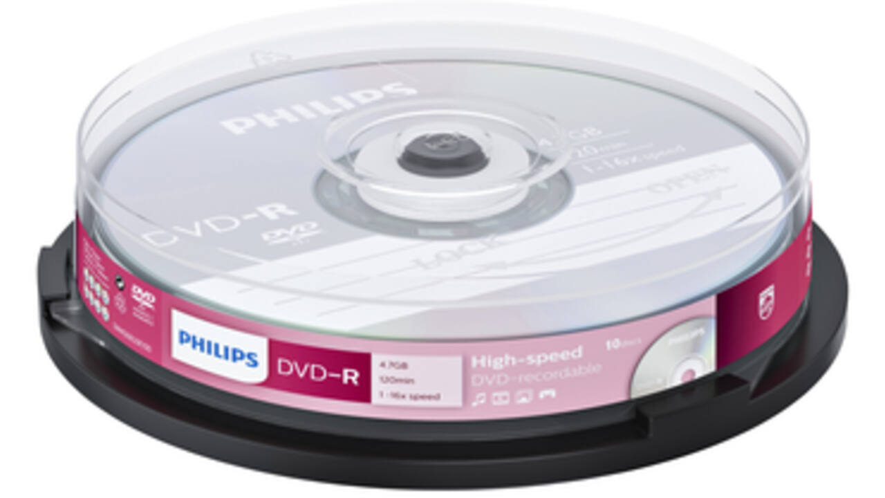 DVD-R Philips 4.7GB 16x SP (10)