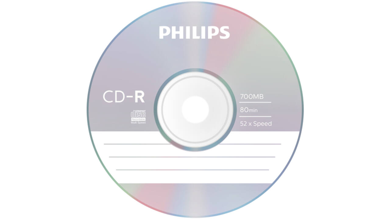 CD-R Philips 80Min 700MB 52x SP (50)