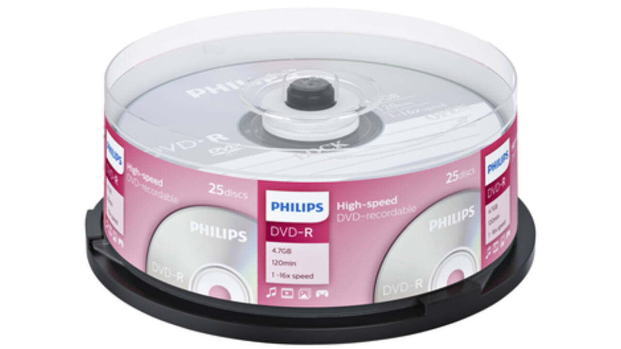 DVD-R Philips 4.7GB 16x SP (25)