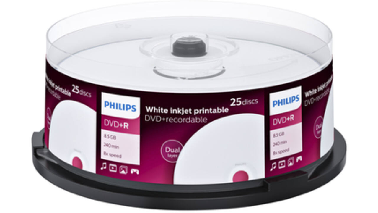 DVD+R Philips 8.5GB DL 8x IW SP (25)