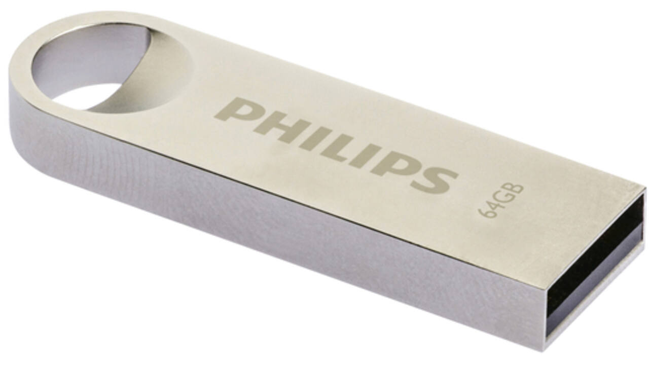 USB-stick 2.0 Philips moon vintage silver 64GB