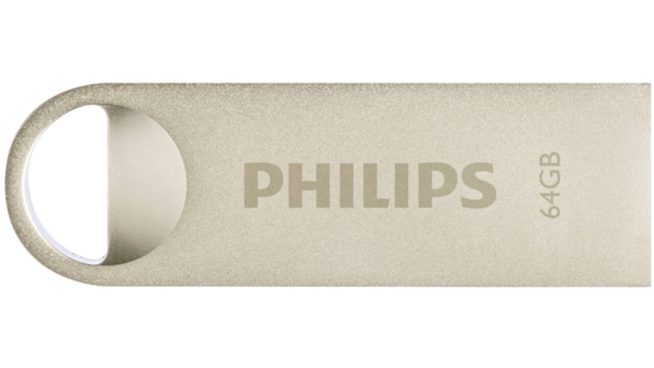 USB-stick 2.0 Philips moon vintage silver 64GB