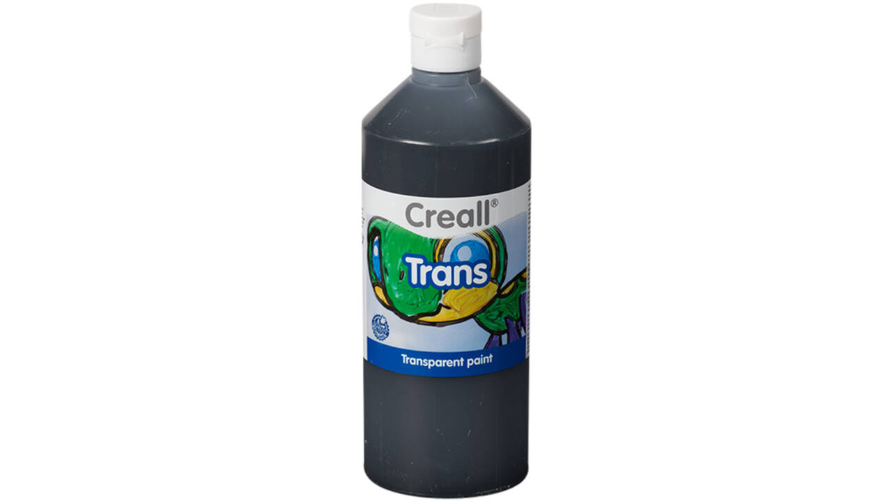 Raamverf Creall Trans zwart 500ml