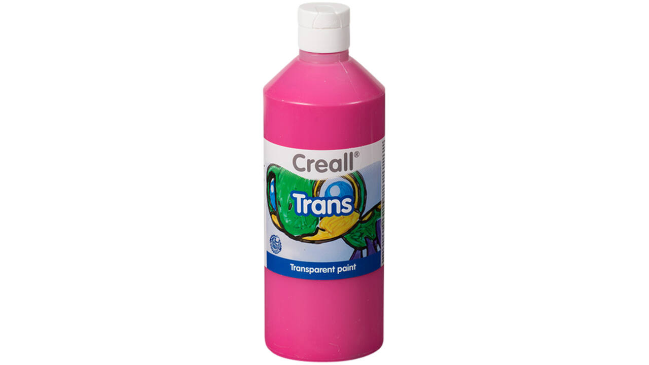 Raamverf Creall Trans roze 500ml
