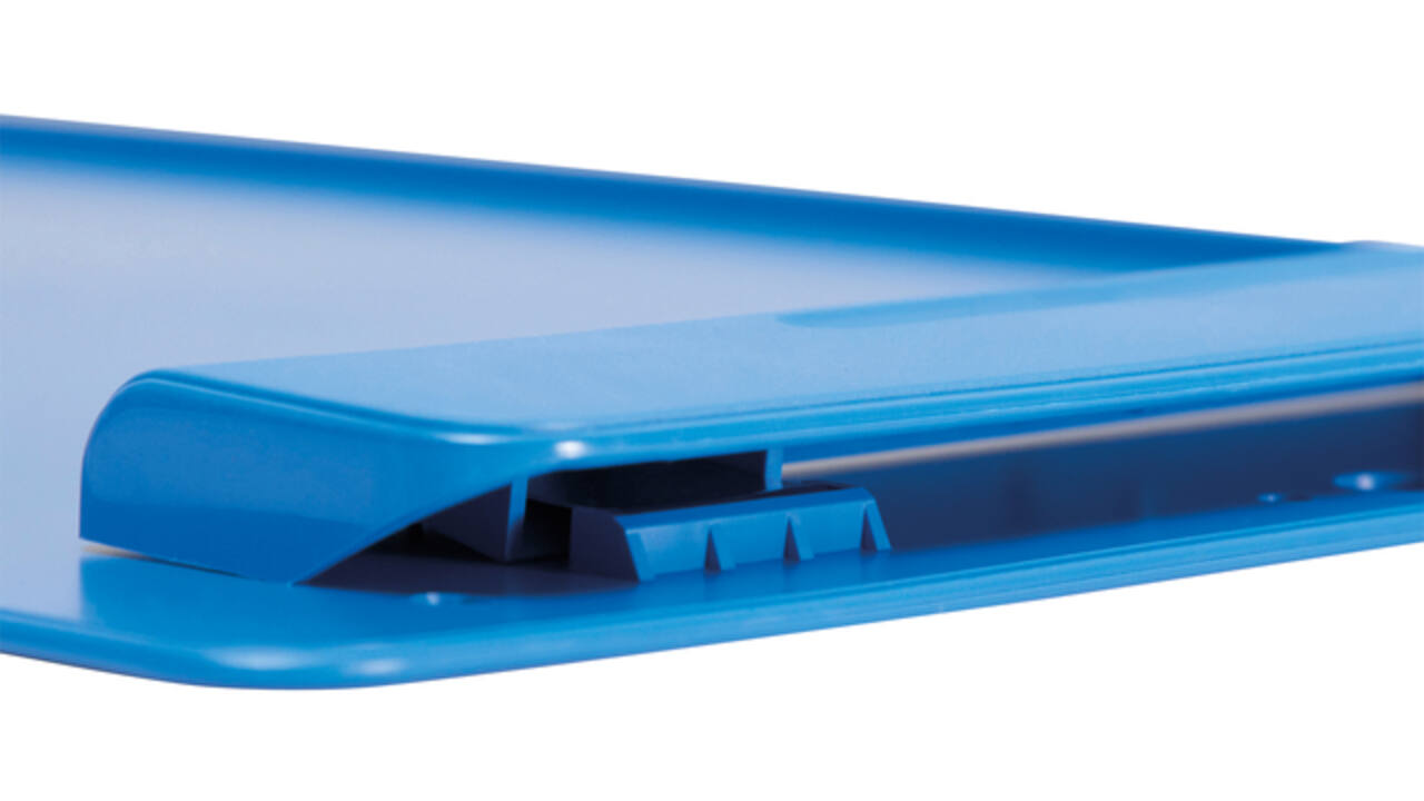 Klembord MAULgo uni recycled A4 staand blauw