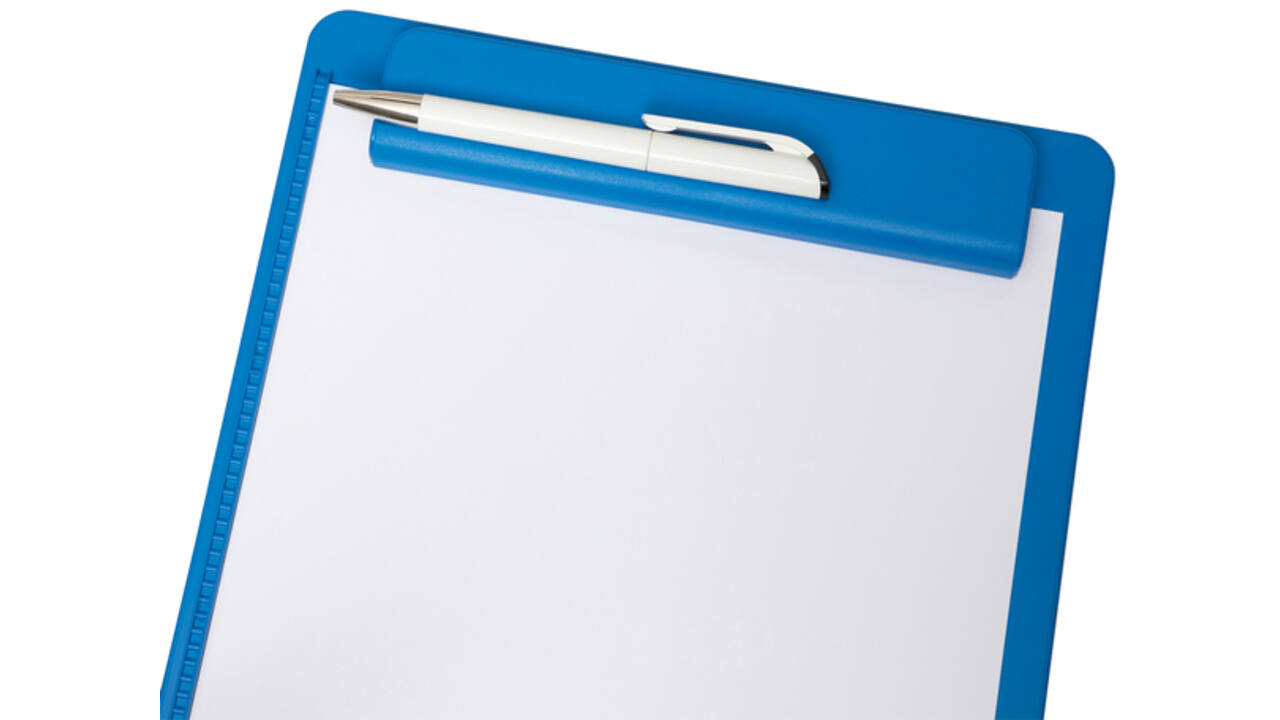 Klembord MAULgo uni recycled A4 staand blauw