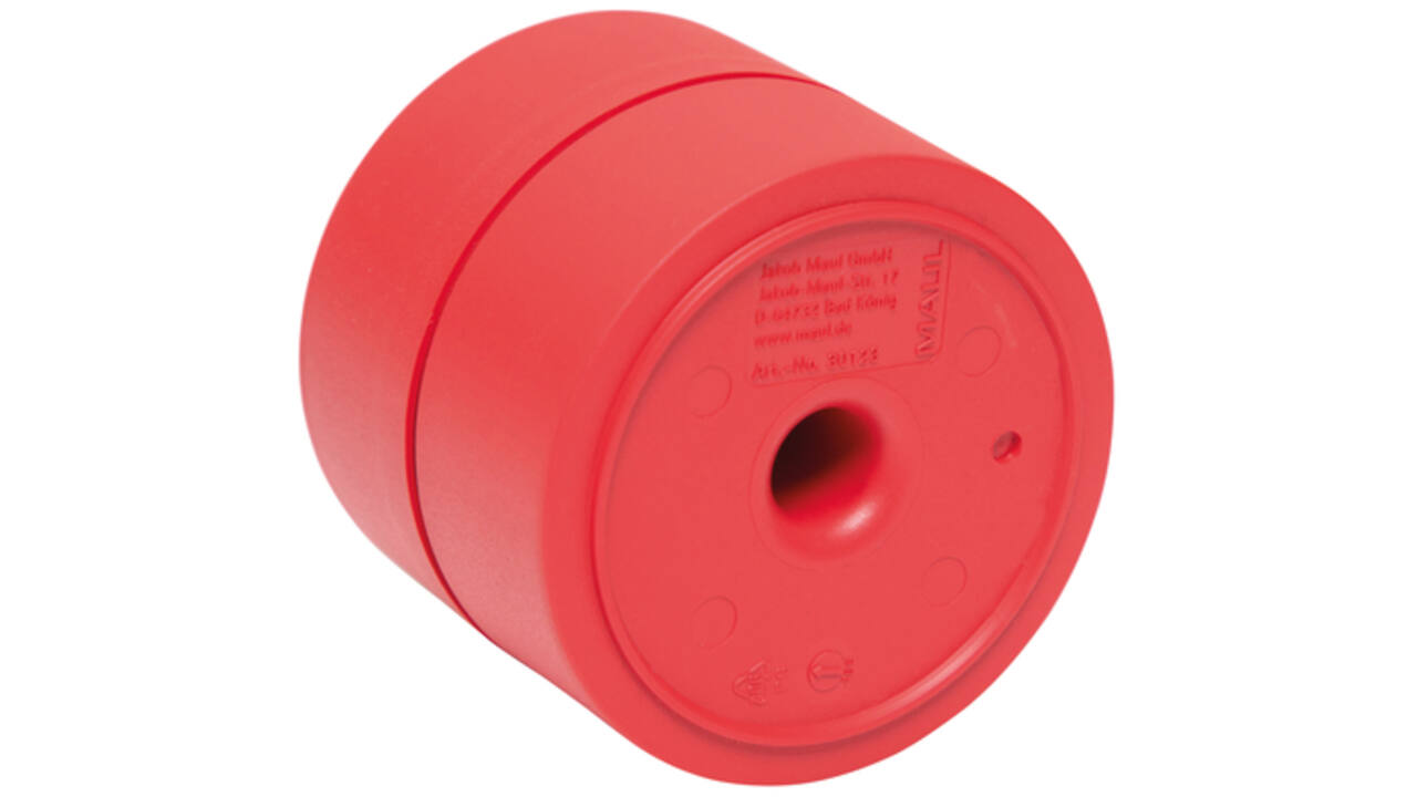 Papercliphouder MAULpro Blauwe Engel recycled Ø73x60mm rood