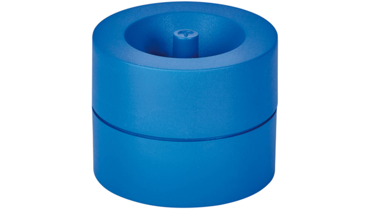 Papercliphouder MAULpro Blauwe Engel recycled Ø73x60mm blauw
