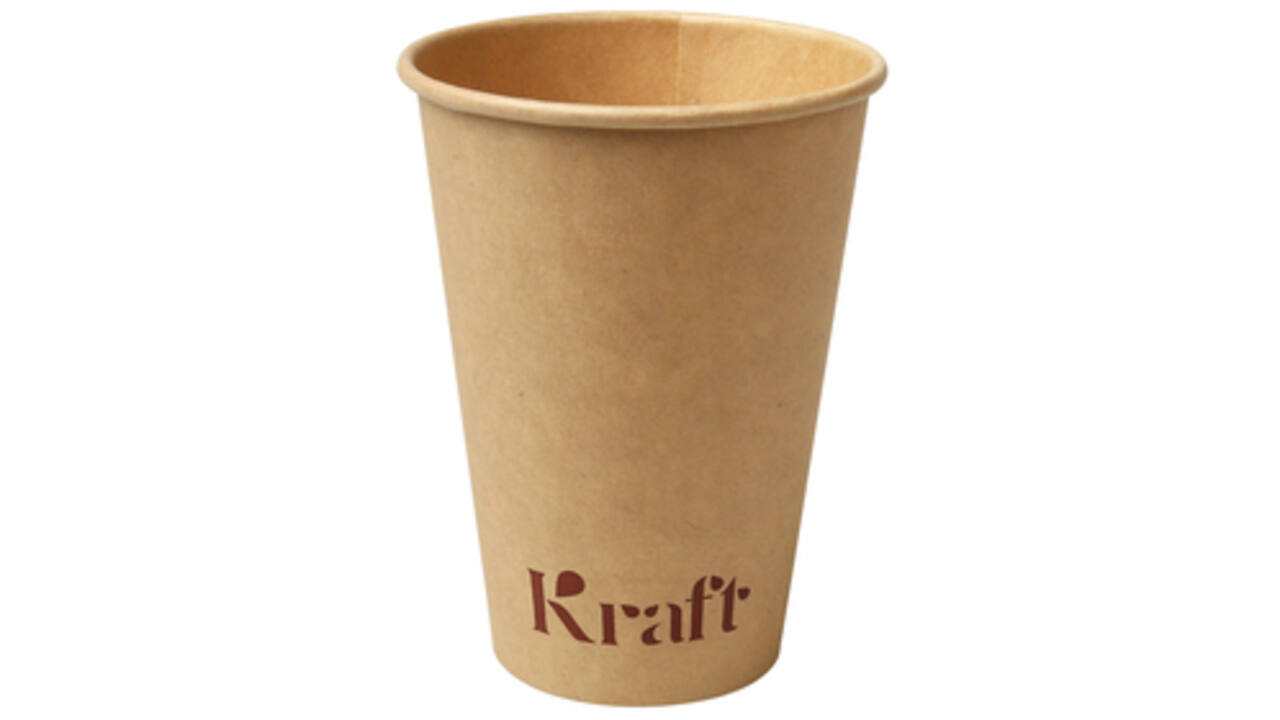 Beker kraft IEZZY 180ml 50 stuks bruin