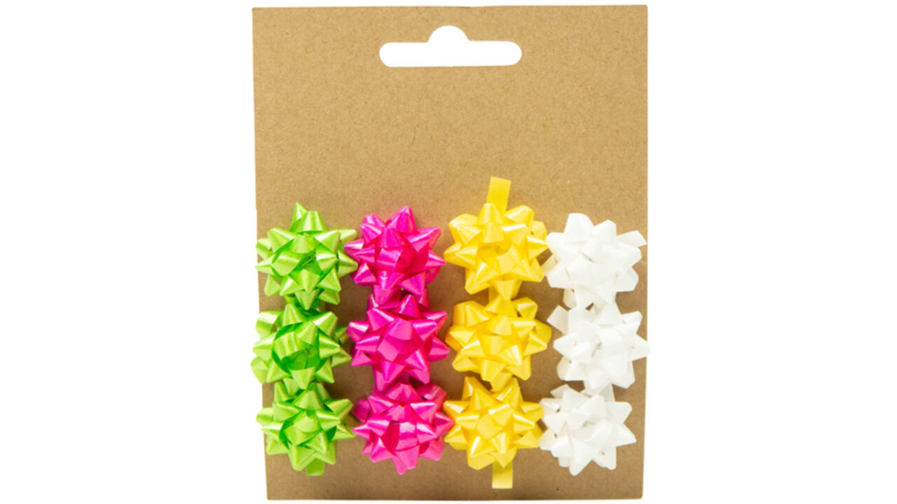 Mini strikken groen/roze/geel/wit