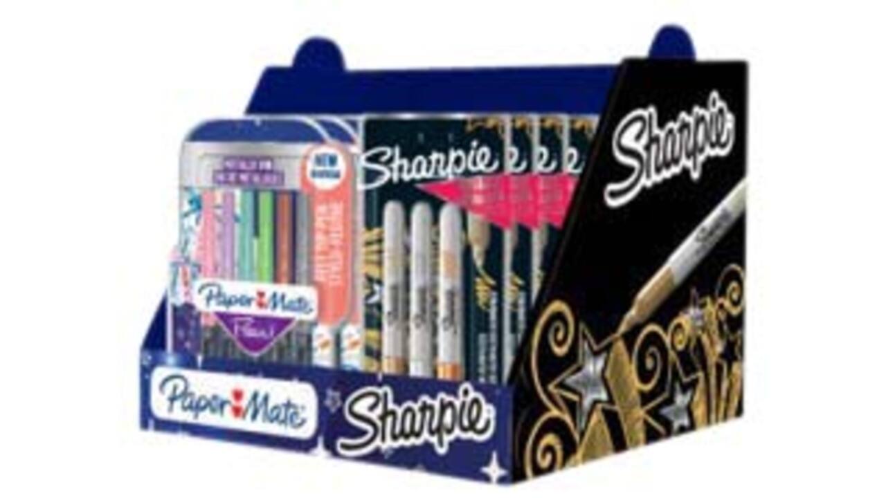 Viltstift Sharpie en Paper Mate Flair metallic assorti