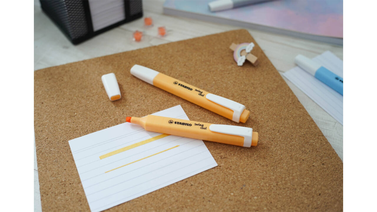 Markeerstift STABILO Swing cool 275/125 pastel zacht oranje