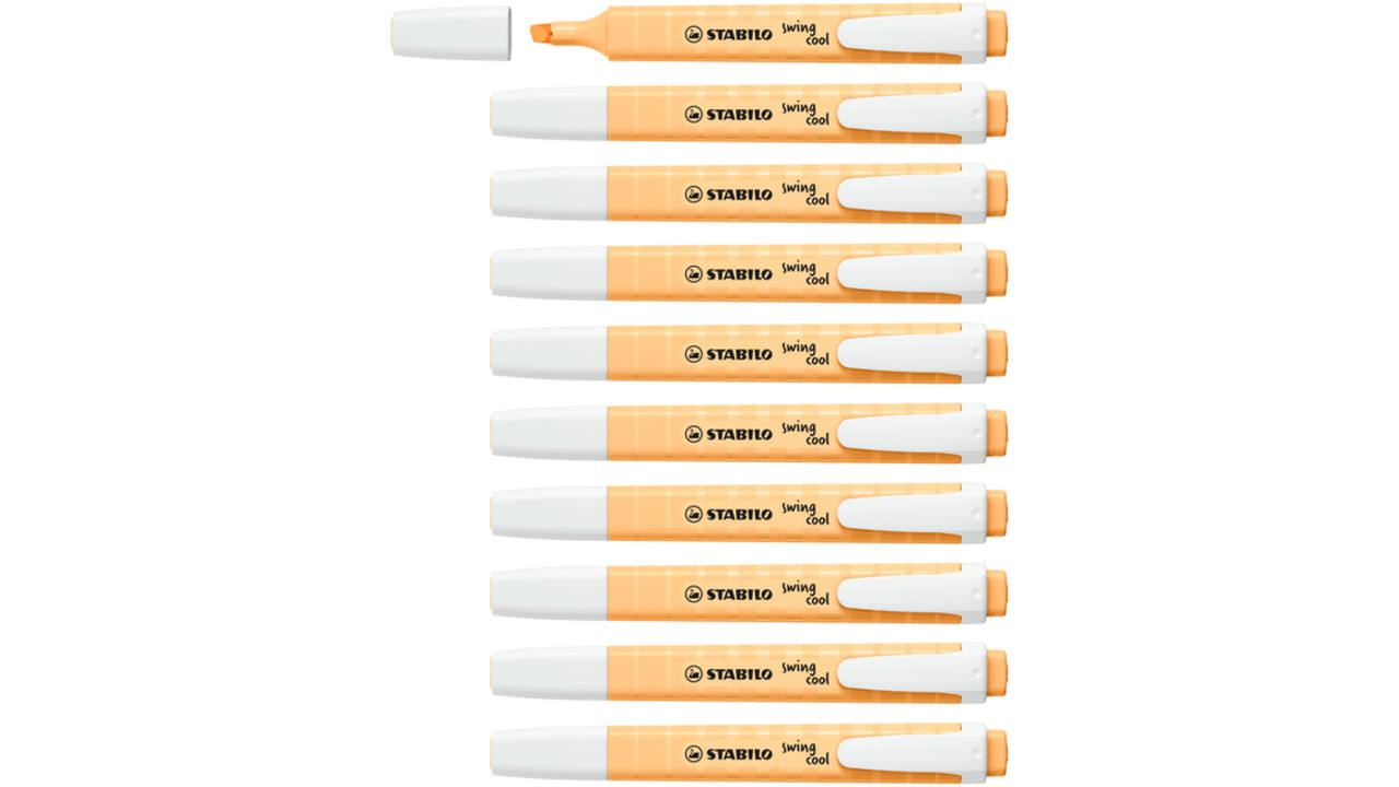 Markeerstift STABILO Swing cool 275/125 pastel zacht oranje