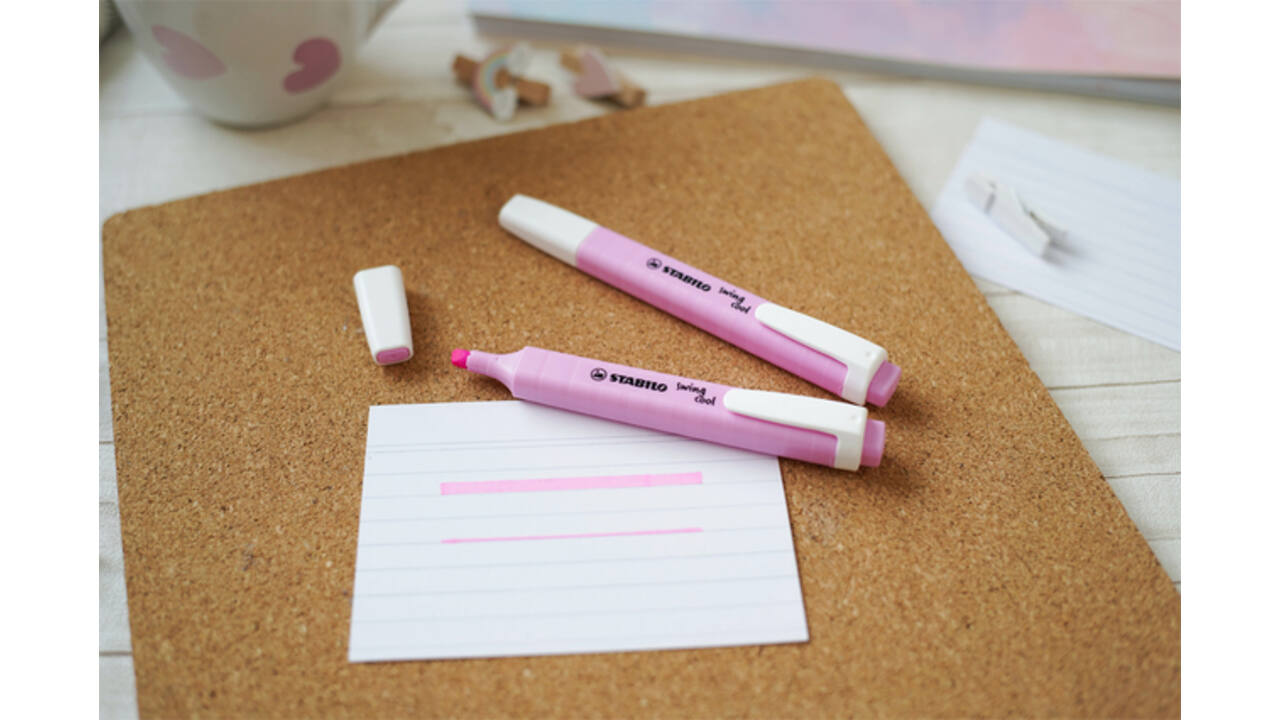 Markeerstift STABILO Swing cool 275/158 pastel fris fuchsia