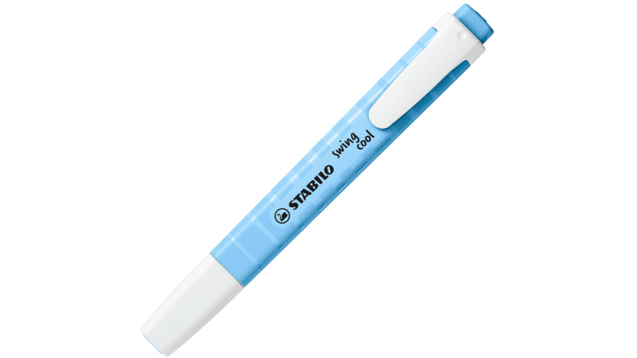 Markeerstift STABILO Swing cool 275/112 pastel luchtig blauw
