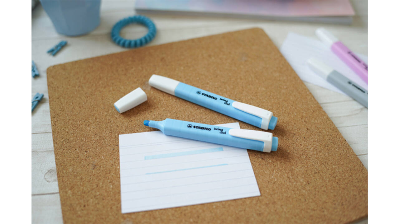 Markeerstift STABILO Swing cool 275/112 pastel luchtig blauw