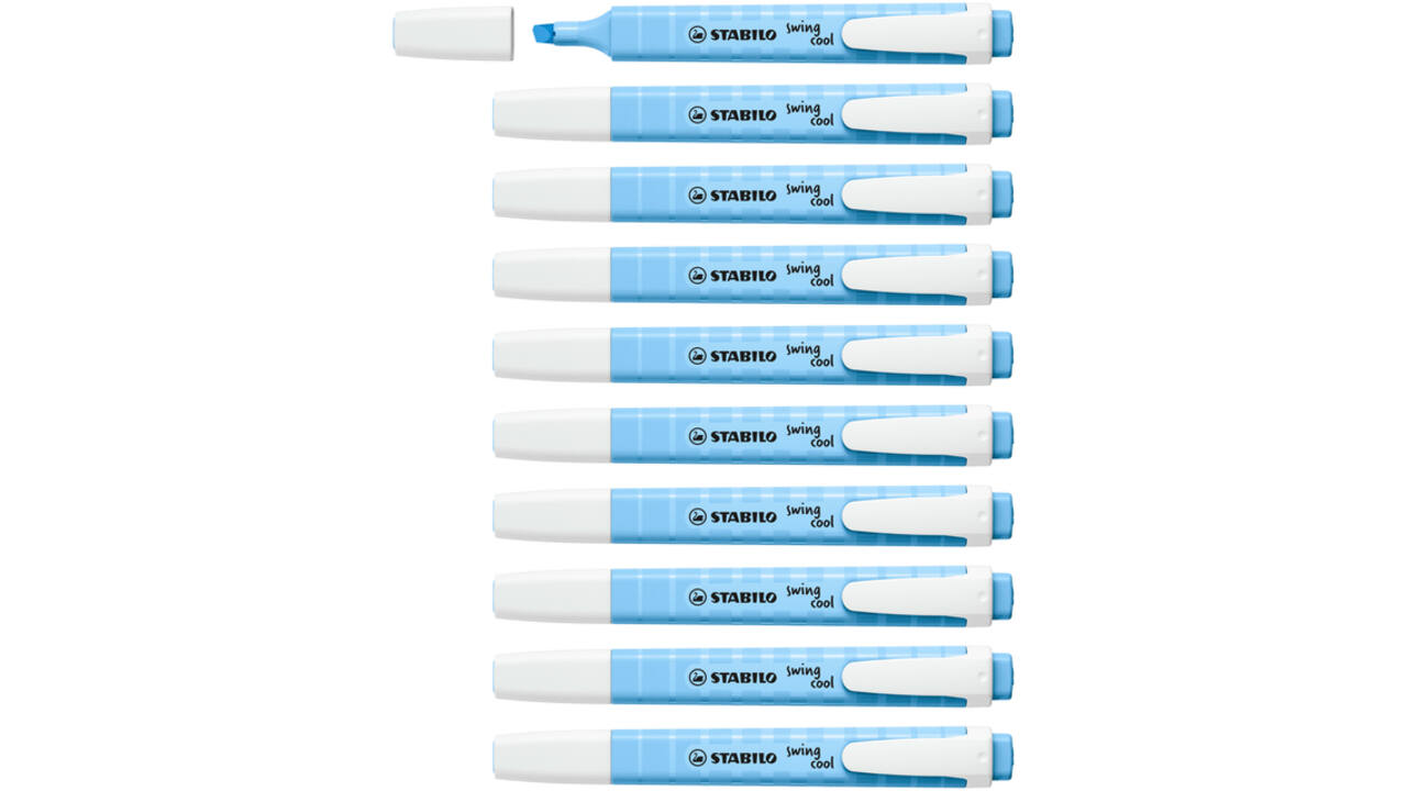 Markeerstift STABILO Swing cool 275/112 pastel luchtig blauw