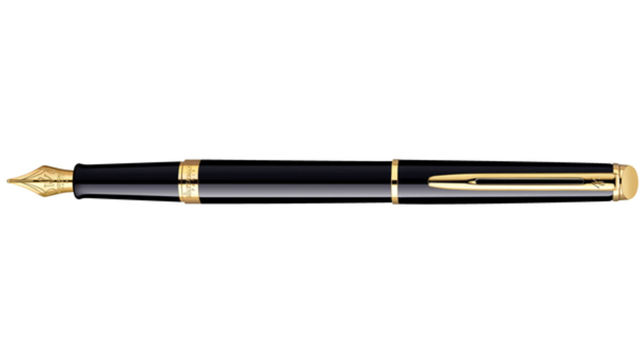 Vulpen Waterman Hémisphère black lacquer GT medium