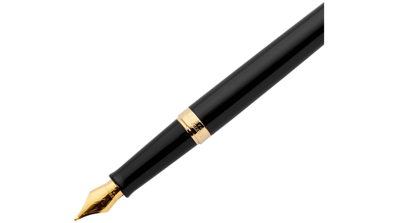 Vulpen Waterman Hémisphère black lacquer GT medium