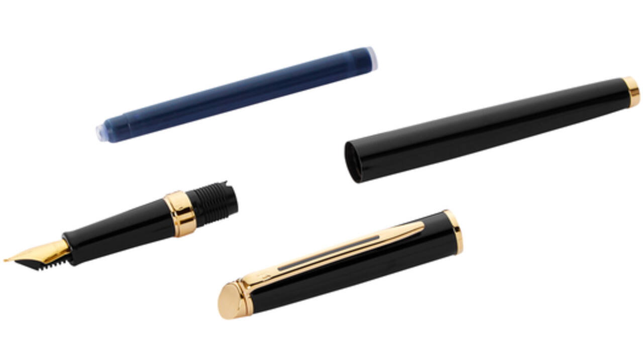 Vulpen Waterman Hémisphère black lacquer GT medium