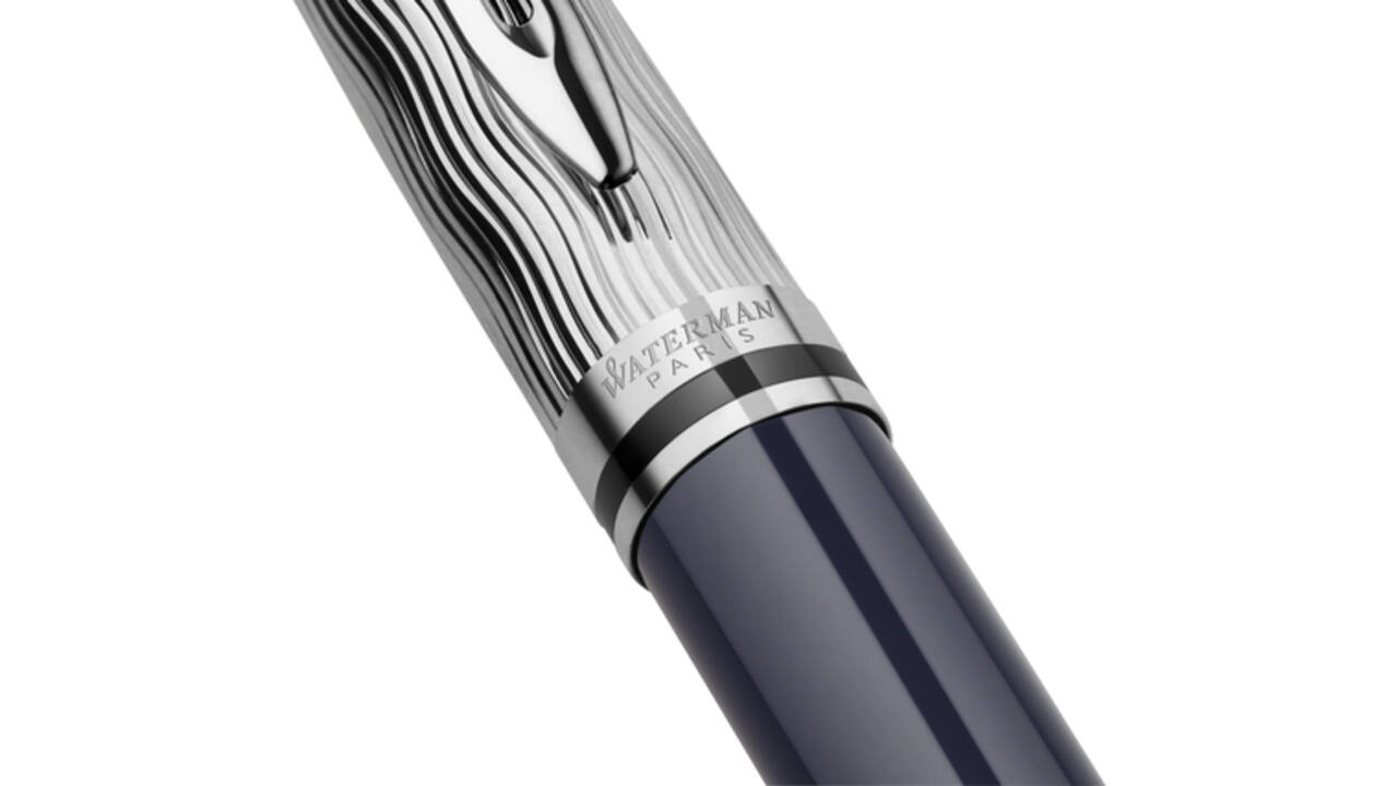 Vulpen Waterman Expert L'essence du blue lacquer CT fijn