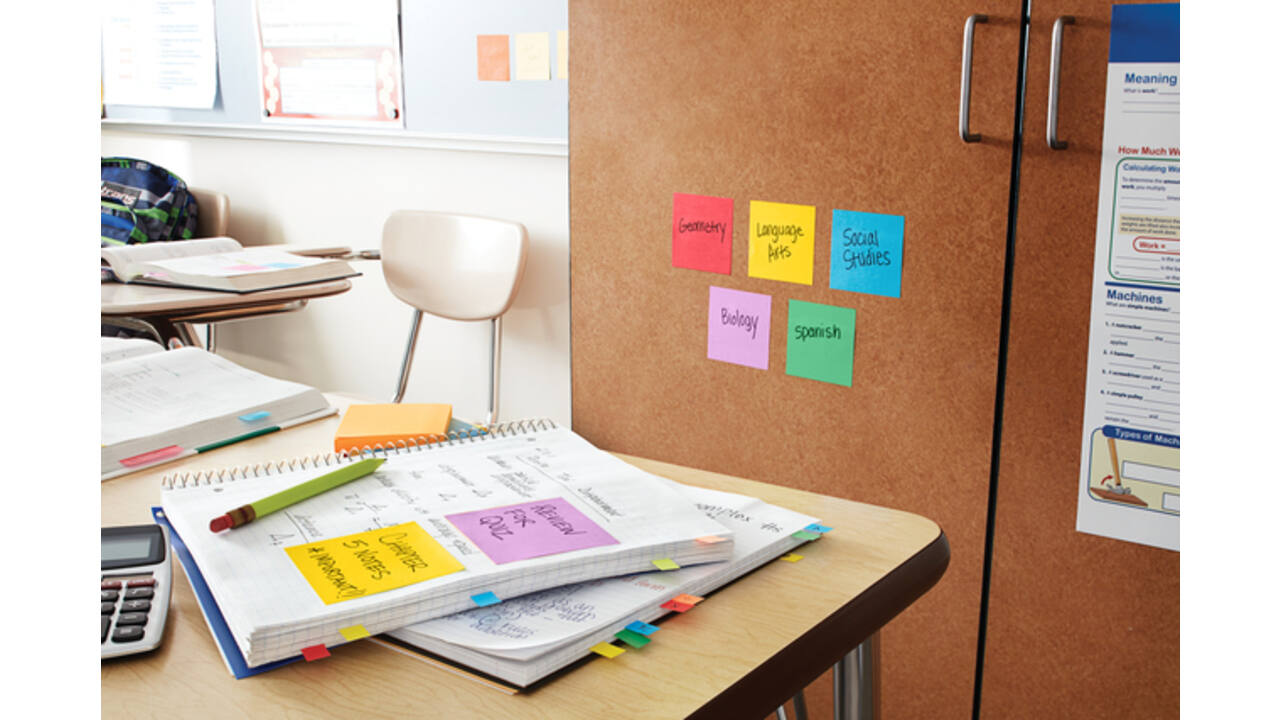 Memoblok Post-it 654 Super Sticky 76x76mm roze