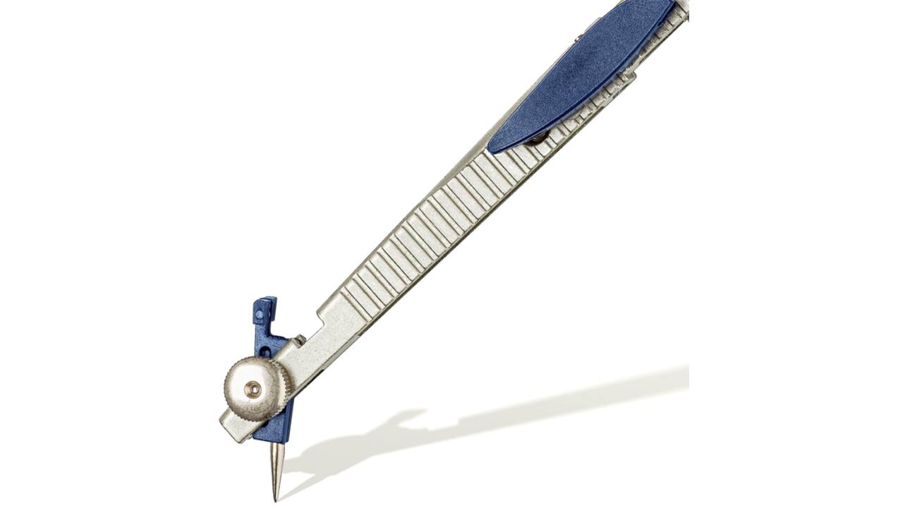 Passer Staedtler Mars 553 met snelverstelling en verlengstuk
