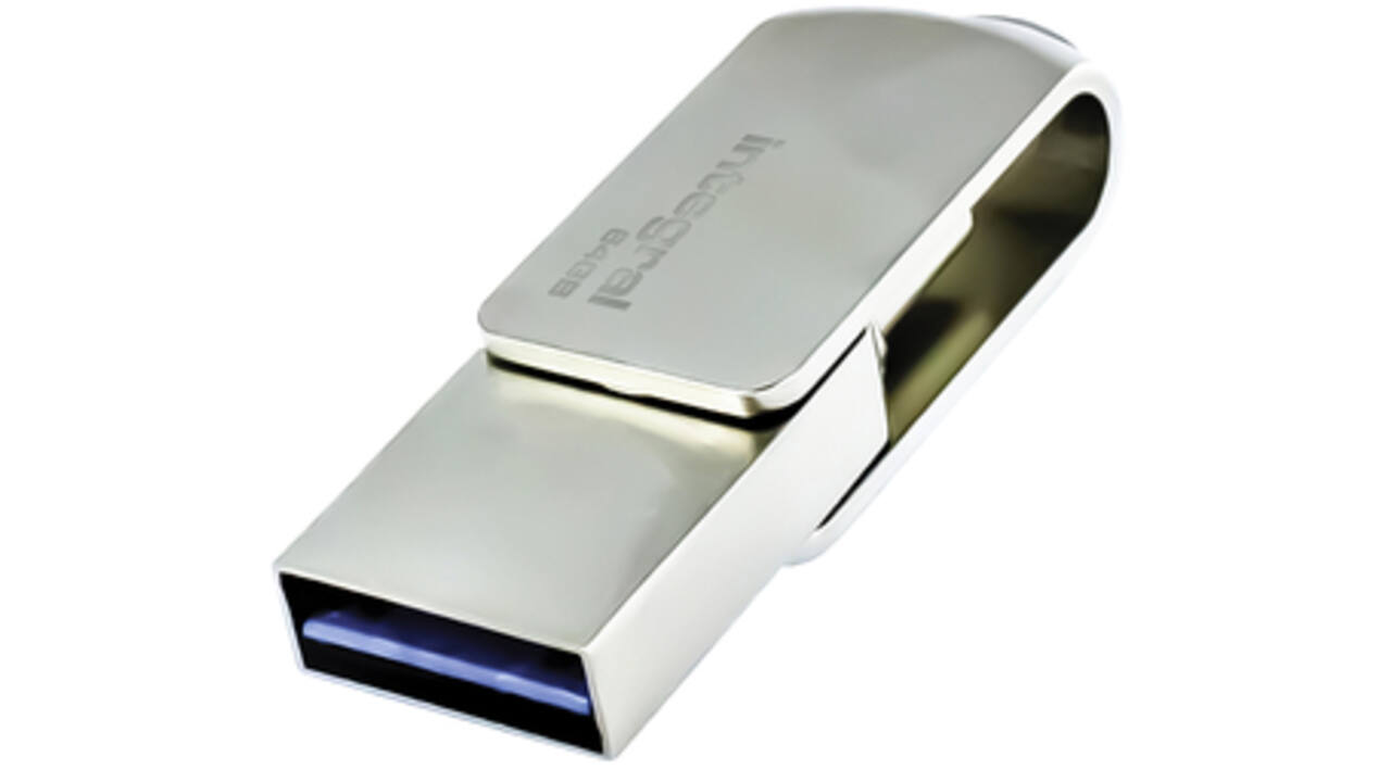 USB-stick Integral 3.0 USB-360-C Dual 64GB