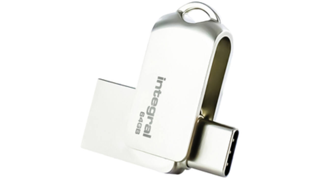 USB-stick Integral 3.0 USB-360-C Dual 64GB