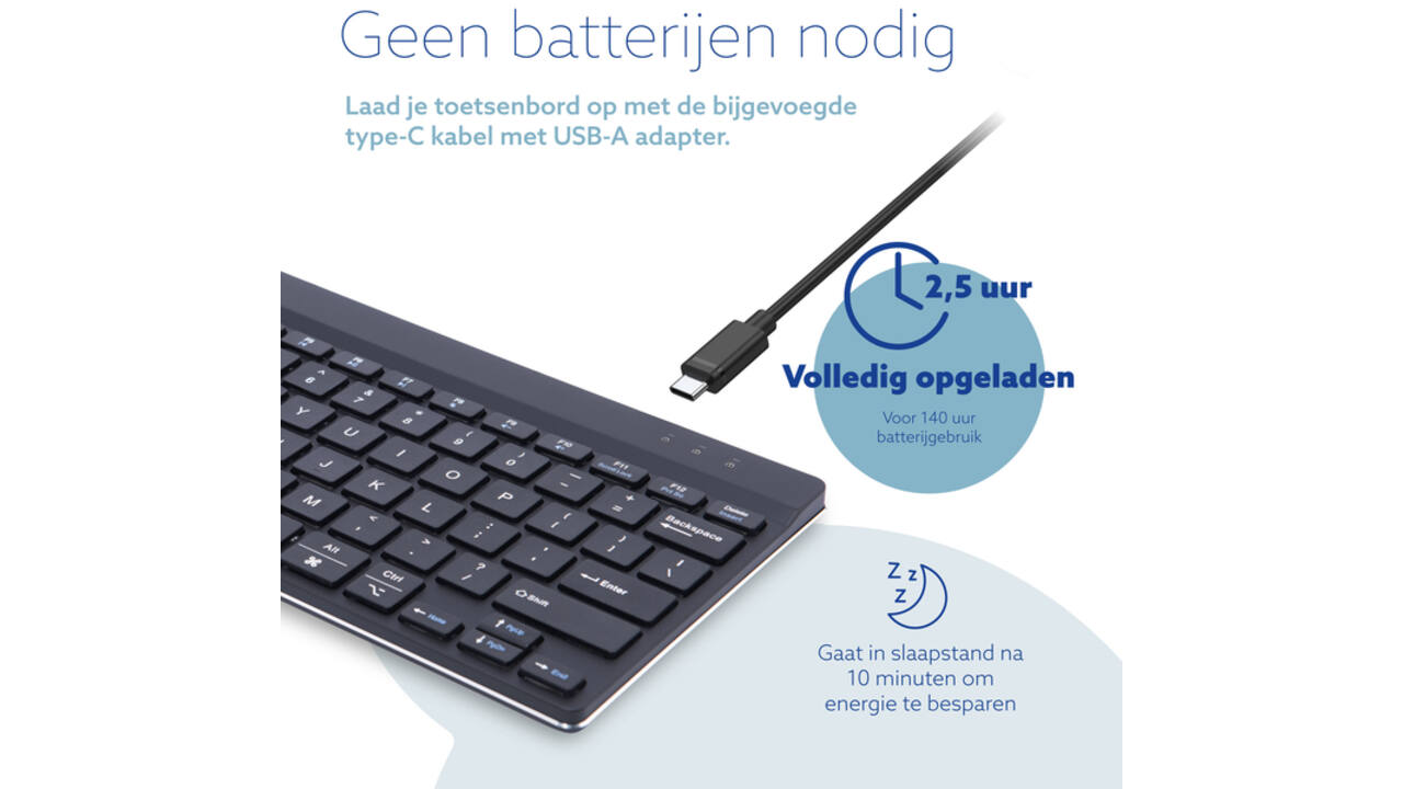 Toetsenbord R-Go Ergonomisch Compact Break QWERTY