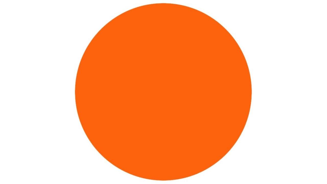 Plakkaatverf Qrea oranje 1000ml