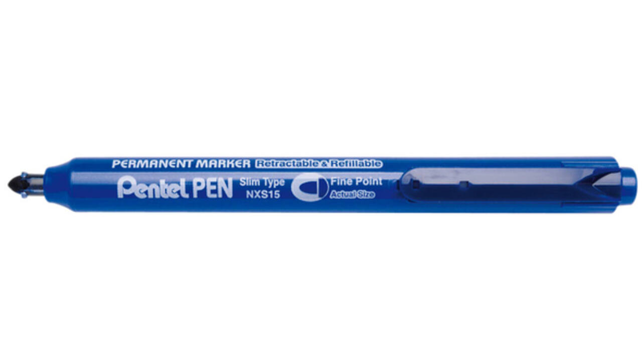Viltstift Pentel NXS15 1mm blauw