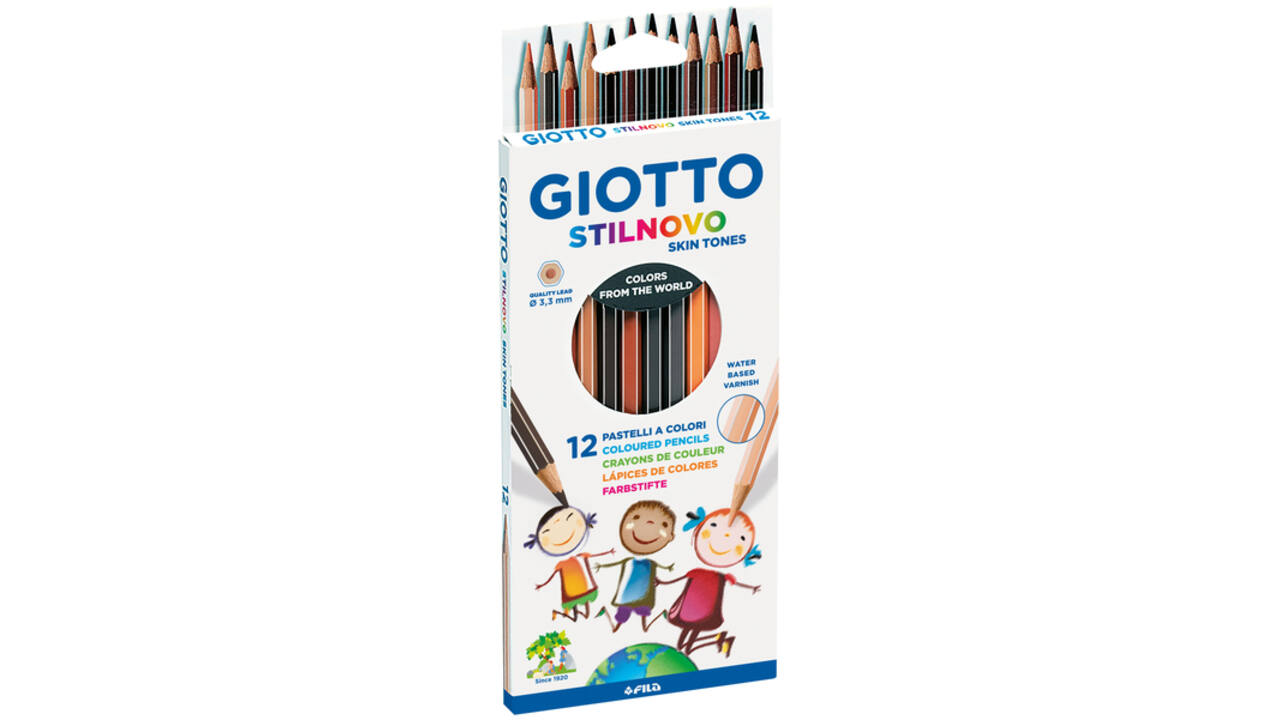 Potlood Giotto Stilnovo skin tones 12 stuks