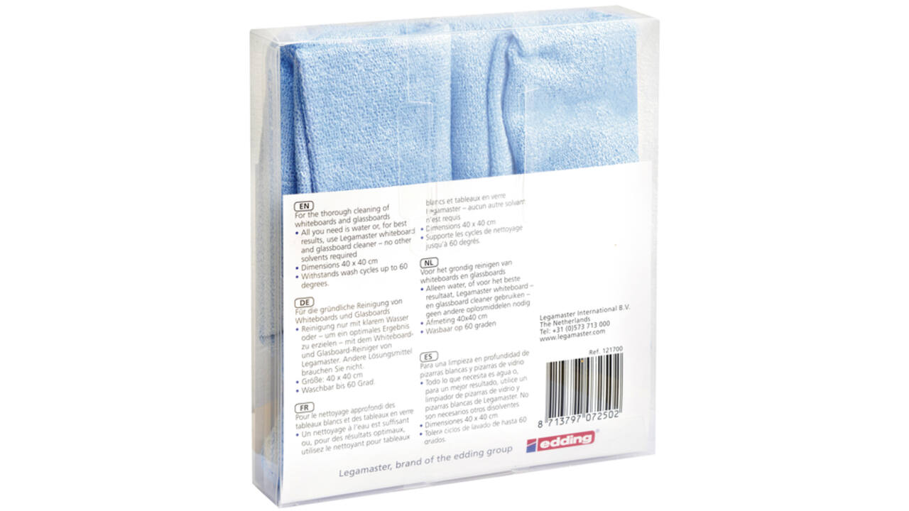 Microvezeldoek Legamaster 40x40cm 2 stuks