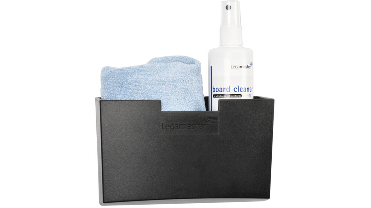 Glasbord accessoirehouder Legamaster zwart