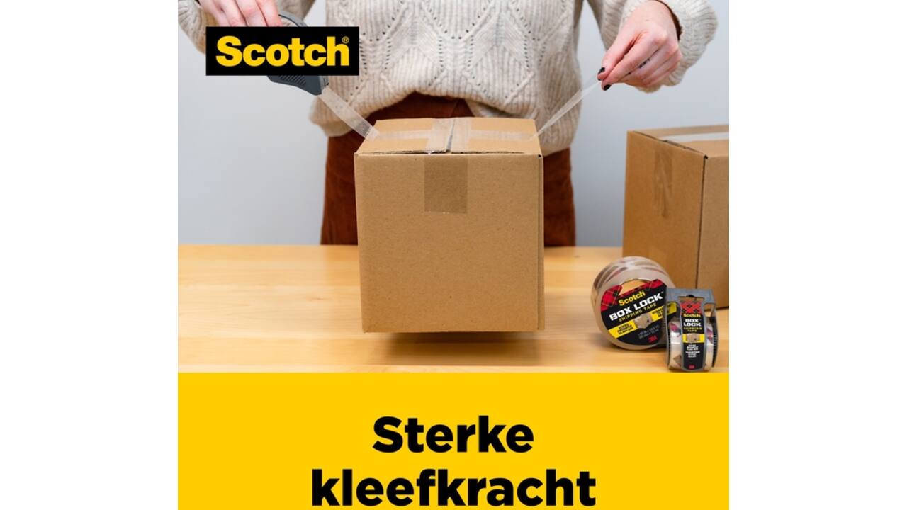 Verpakkingstape Scotch Box Lock 3950-EF 48mmx50m