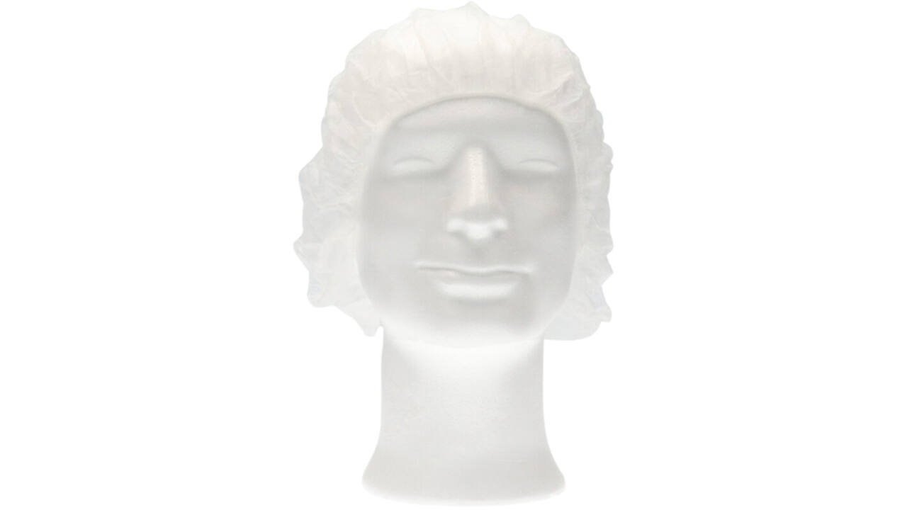 Haarnet CMT bouffant non-woven M 50cm PP wit