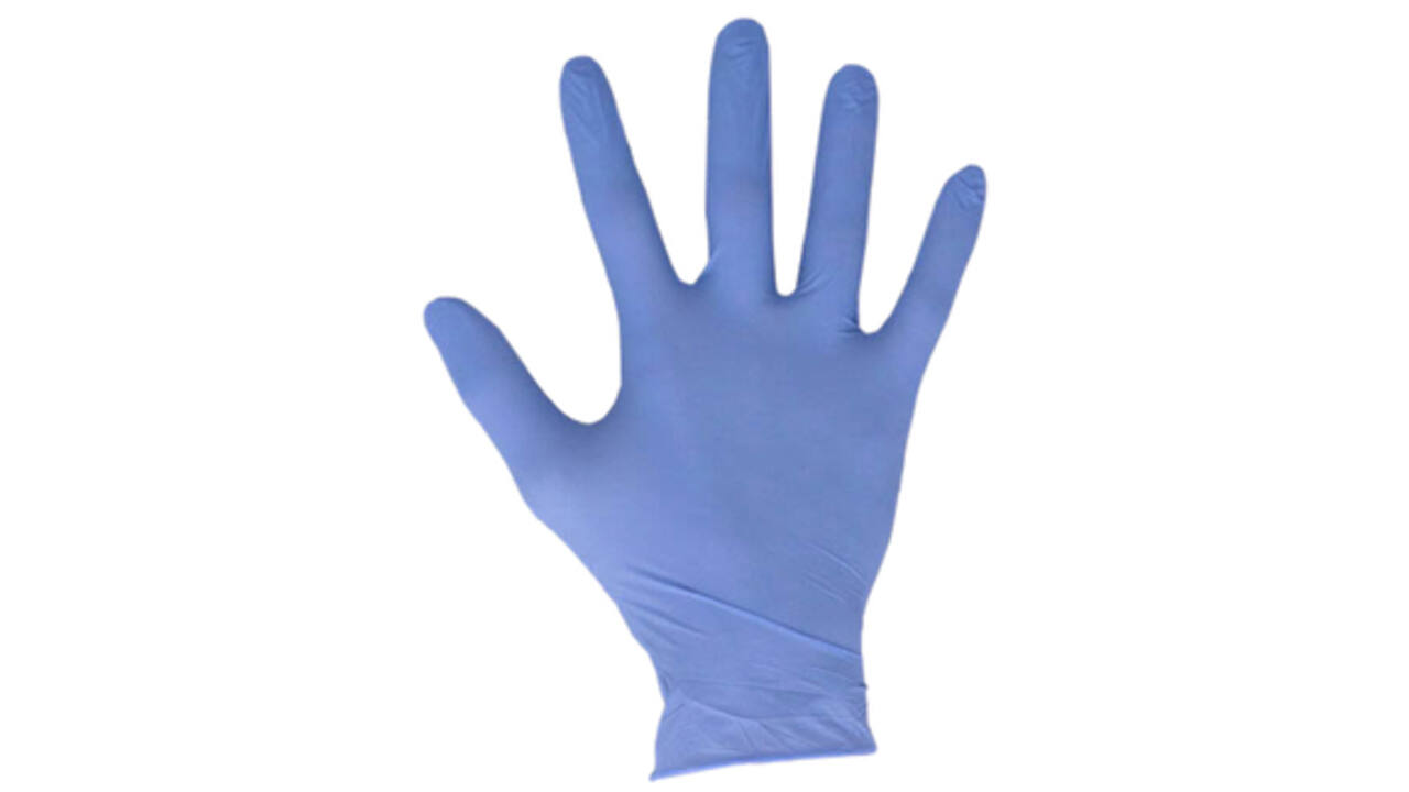Handschoen CMT S soft nitril violet