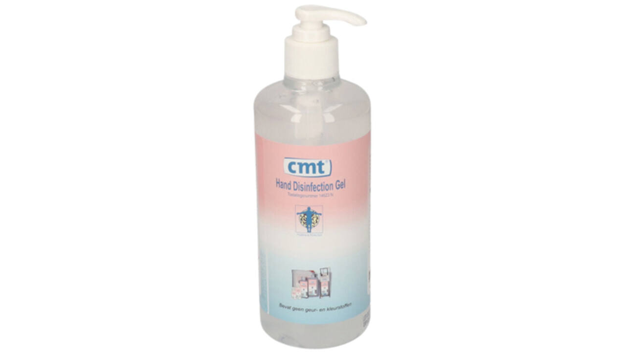 Handdesinfectie CMT pompflacon alcoholgel 500ml