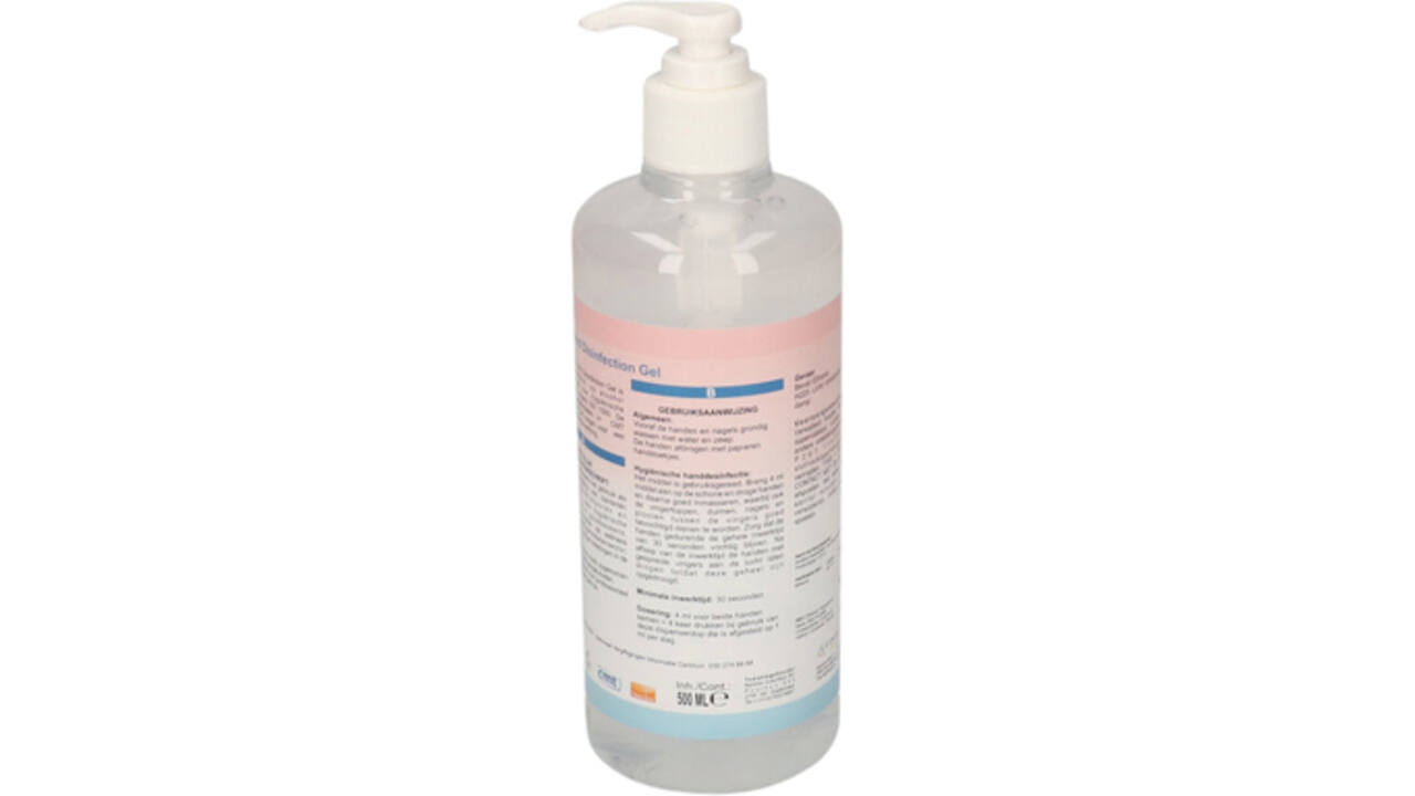 Handdesinfectie CMT pompflacon alcoholgel 500ml