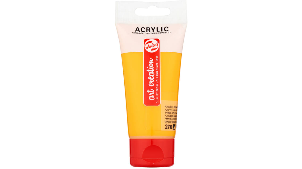 Acrylverf Talens Art Creation 270 azogeel donker tube à 75ml