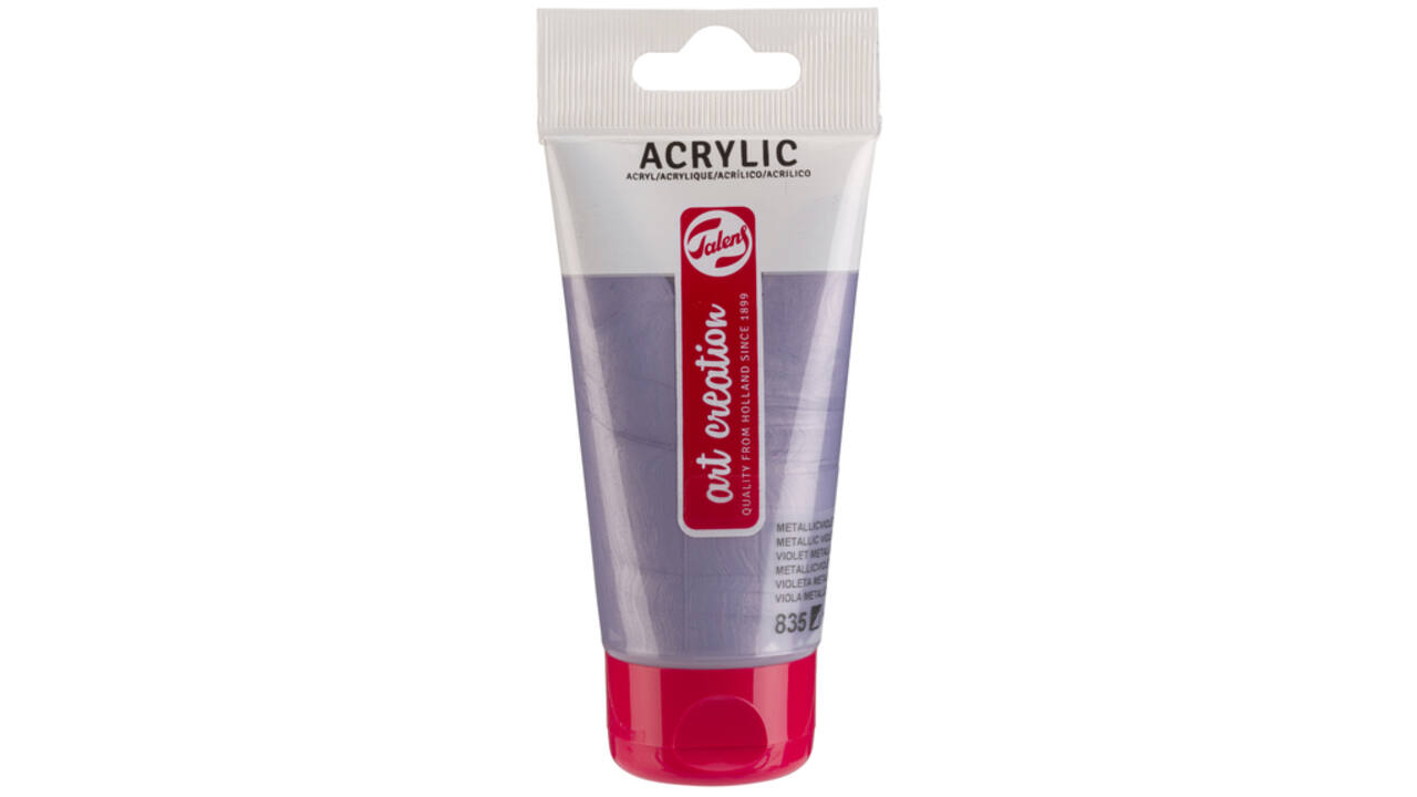 Acrylverf Talens Art Creation 835 metallicviolet tube à 75ml