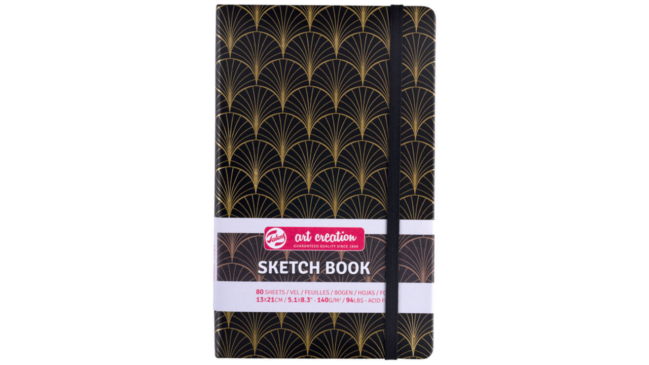 Schetsboek Talens Art Creation Art Deco 13x21cm 140gr 80vel