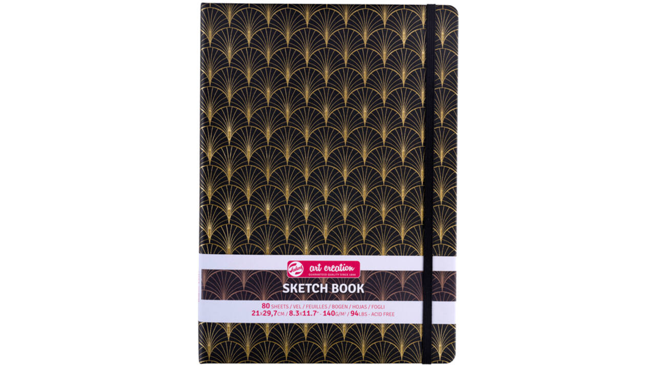 Schetsboek Talens Art Creation Art Deco 21x29,7cm 140gr 80vel