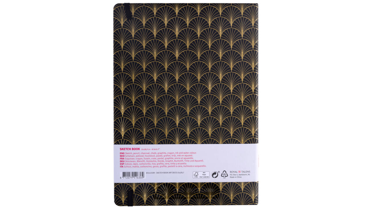 Schetsboek Talens Art Creation Art Deco 21x29,7cm 140gr 80vel