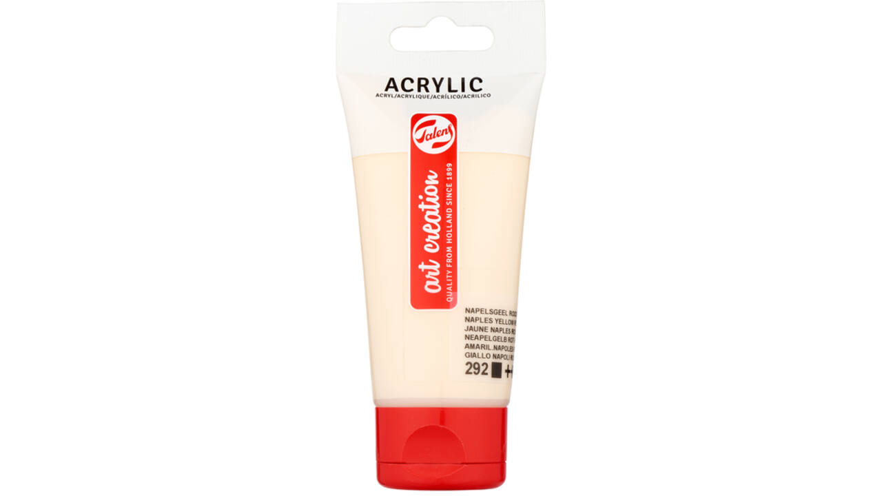 Acrylverf Talens Art Creation 292 napelsgeel rood licht tube à 75ml