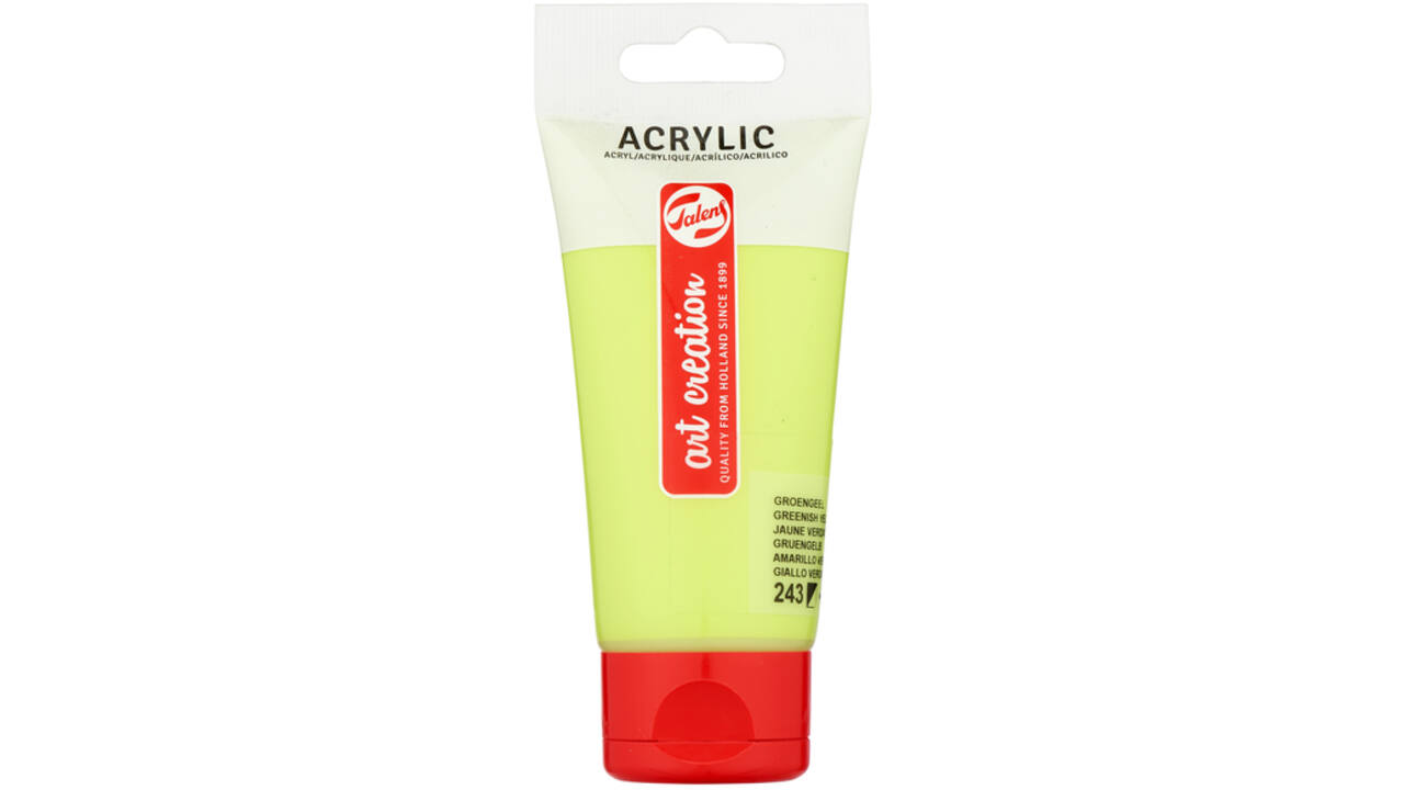 Acrylverf Talens Art Creation 243 groengeel tube à 75ml